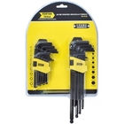 Jogo De Chaves Allen Hexagonal E Toque Ponta Bola 18 Pçs | Fe